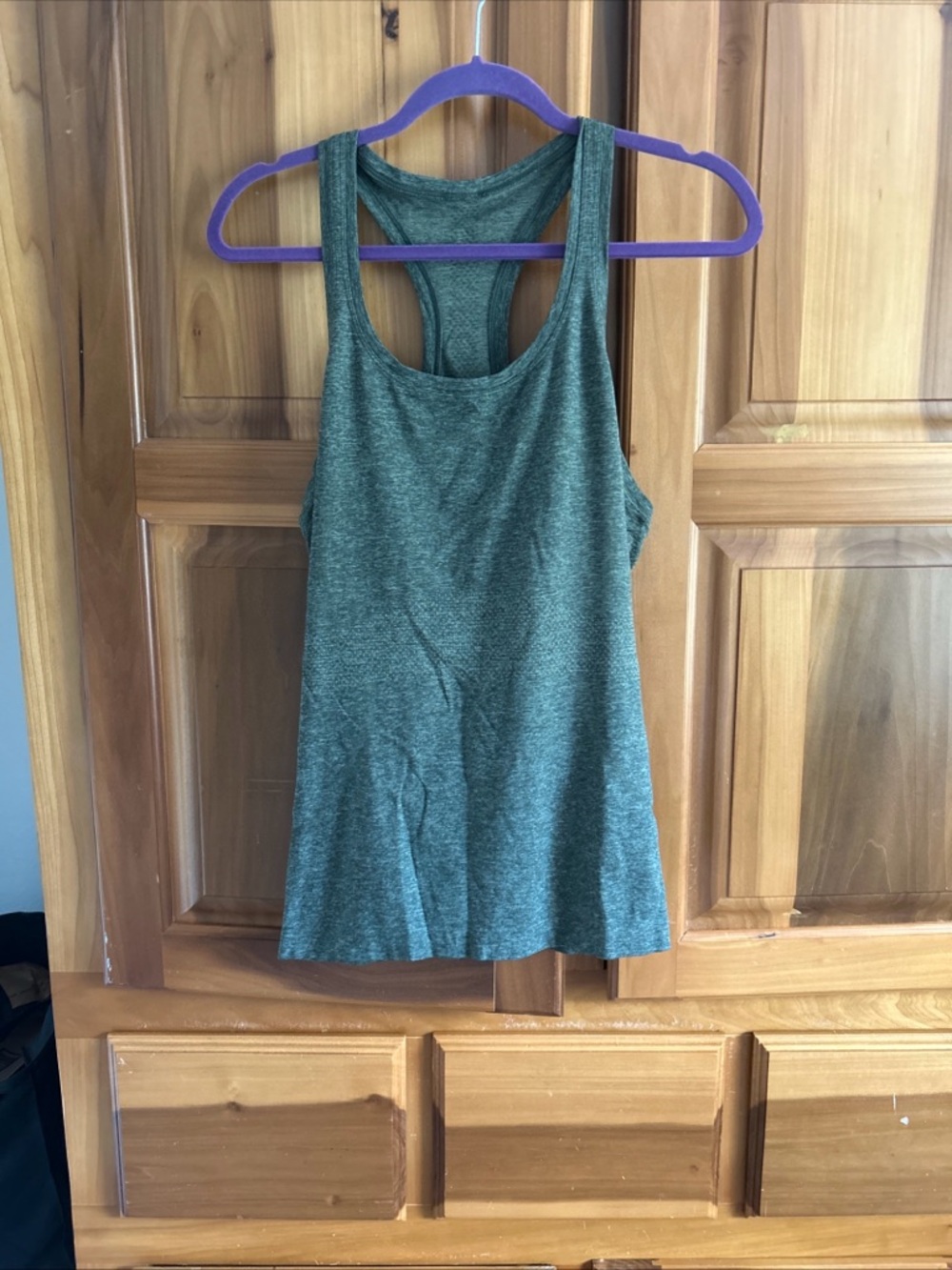 lululemon athletica Heathered Teal Racerback Tank